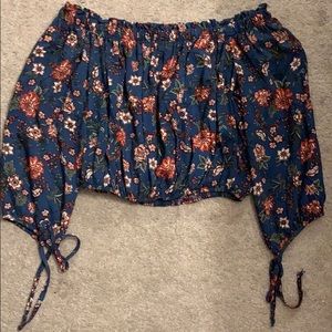 floral crop top
